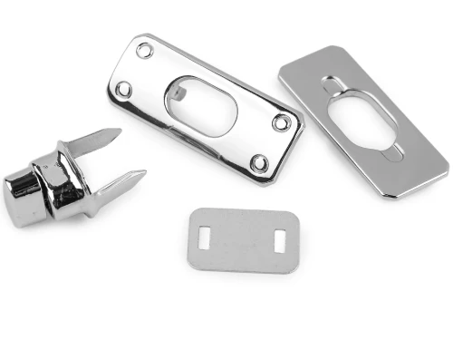 Zapięcie do torebki / 17x43 mm / nikiel / 1 szt / 930760