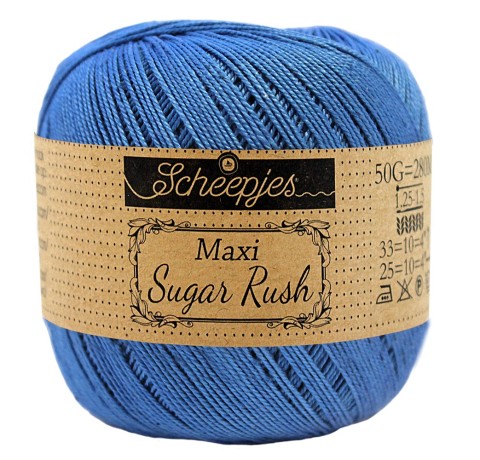Kordonek Scheepjes Maxi Sugar Rush - 215 szlachetny niebieski