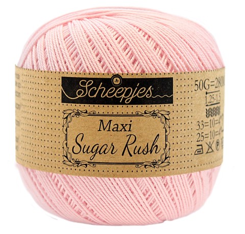 Kordonek Scheepjes Maxi Sugar Rush - 238 pudrowy róż