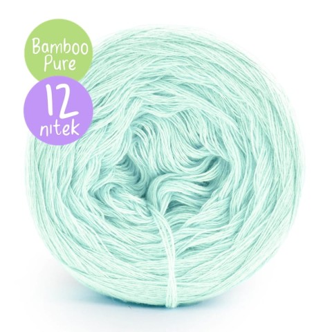 KOKONEK Bamboo Pure - mięta / 12 nitek / 800 m / 240 g - GOTOWY