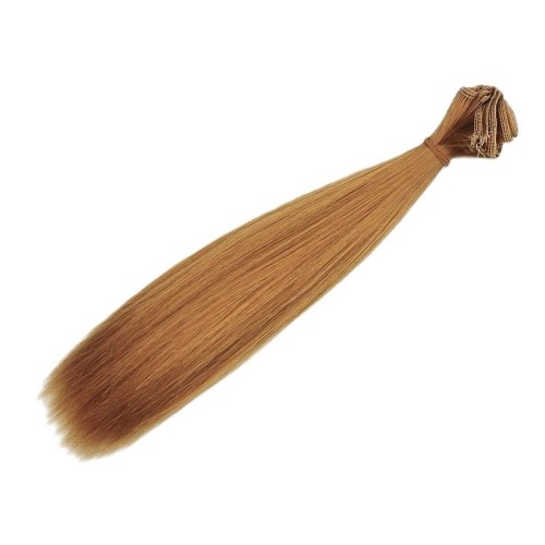 Włosy dla lalek / 22 cm / złoty blond