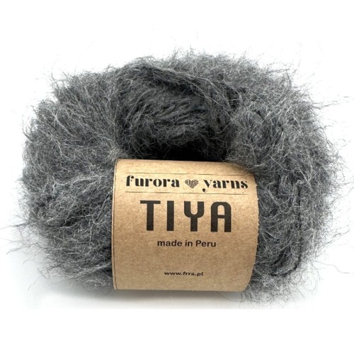 Włóczka Furora Yarns Tiya / antracyt