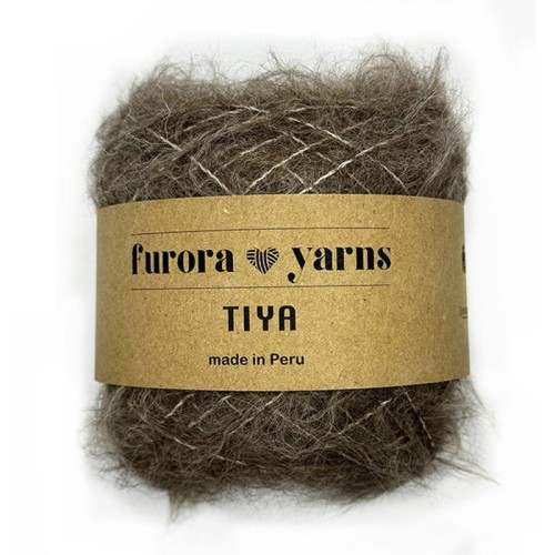 Włóczka Furora Yarns Tiya / ciemny beż