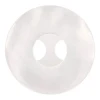Guzik Milward okrągły / biały / perłowy / 21 mm / 8 szt. / 9033099