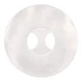 Guzik Milward okrągły / biały / perłowy / 21 mm / 8 szt. / 9033099