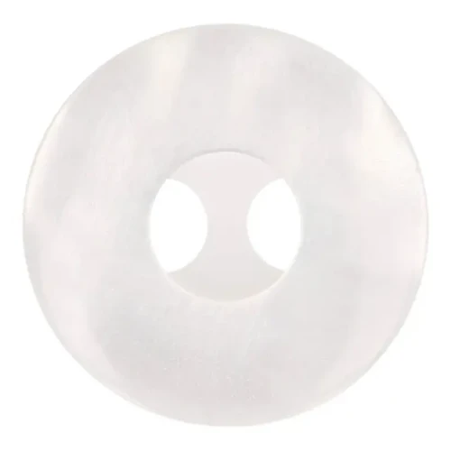 Guzik Milward okrągły / biały / perłowy / 21 mm / 8 szt. / 9033099