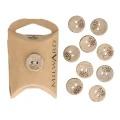 Guzik Milward kwiatek / kokos / 15 mm / 10 szt. / 9033508