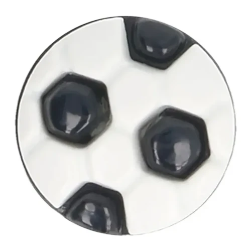 Guzik Milward piłka nożna / plastikowy / 13 mm / 4 szt. / 9033038