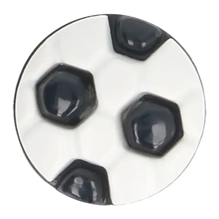 Guzik Milward piłka nożna / plastikowy / 13 mm / 4 szt. / 9033038