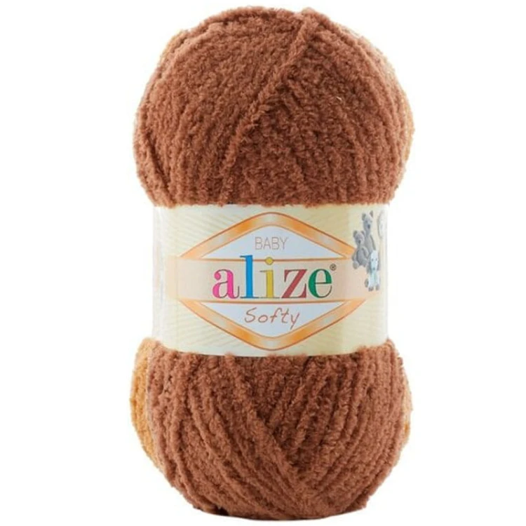 Włóczka Alize Baby Softy 321 / brąz