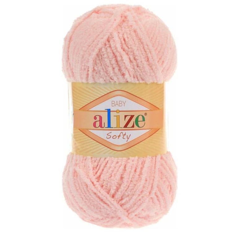 Włóczka Alize Baby Softy 340 / pudrowy róż