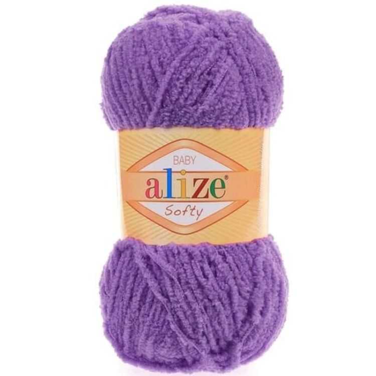 Włóczka Alize Baby Softy 44 / fiolet