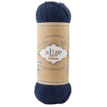 Włóczka skarpetkowa Alize Superwash Artisan 958 / granat