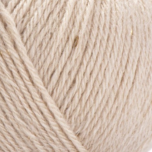Włóczka z cekinami YarnArt Alpaca Gold Paillettes 9302 / jasny beż
