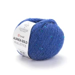 Włóczka z cekinami YarnArt Alpaca Gold Paillettes 9309 / ciemny niebieski
