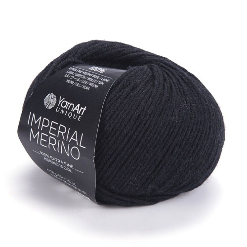 Włóczka YarnArt Unique Imperial Merino 3301 / czerń