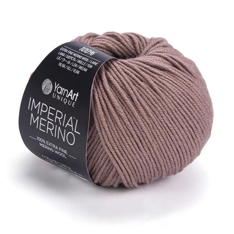 Włóczka YarnArt Unique Imperial Merino 3310 / jasny brąz