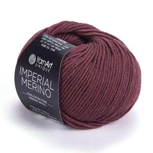 Włóczka YarnArt Unique Imperial Merino 3312 / bordo