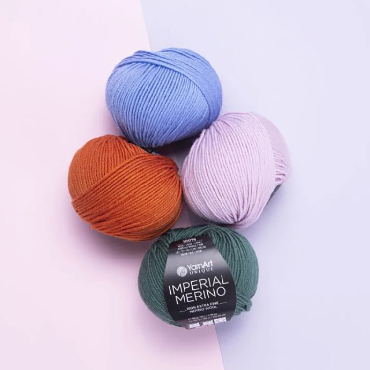 Włóczka YarnArt Unique Imperial Merino 3319 / jeżyna