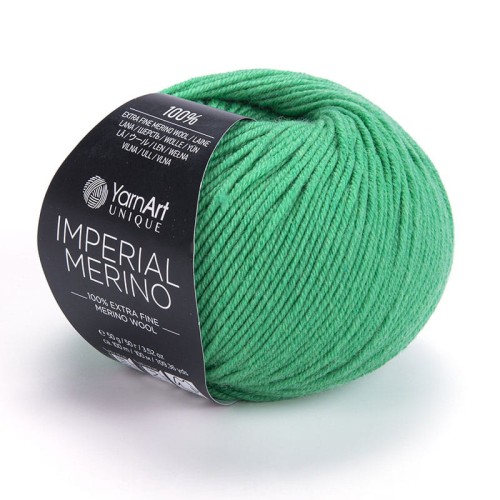 Włóczka YarnArt Unique Imperial Merino 3332 / papuzia zieleń
