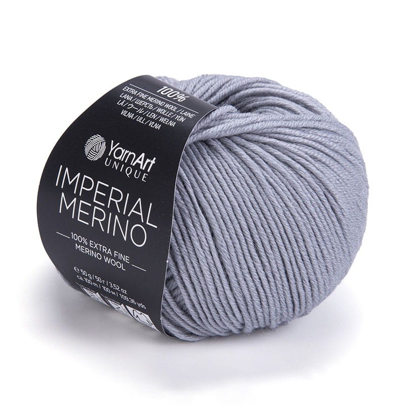 Włóczka YarnArt Unique Imperial Merino 3337 / beton