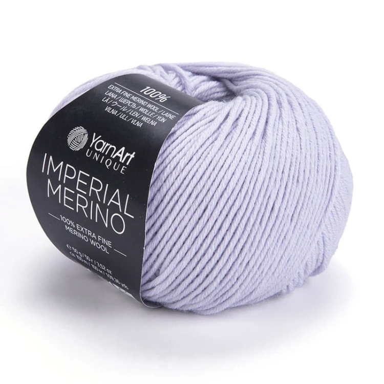 Włóczka YarnArt Unique Imperial Merino 3338 / jasny szary