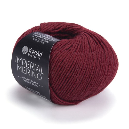 Włóczka YarnArt Unique Imperial Merino 3344 / czereśnia