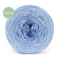 KOKONEK_Nature GLOW NG12 - Denim + cekiny błękit / 400 m / 3+1 nitki - GOTOWY