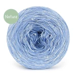 KOKONEK Mono Nature GLOW NG12 - Denim + cekiny błękit