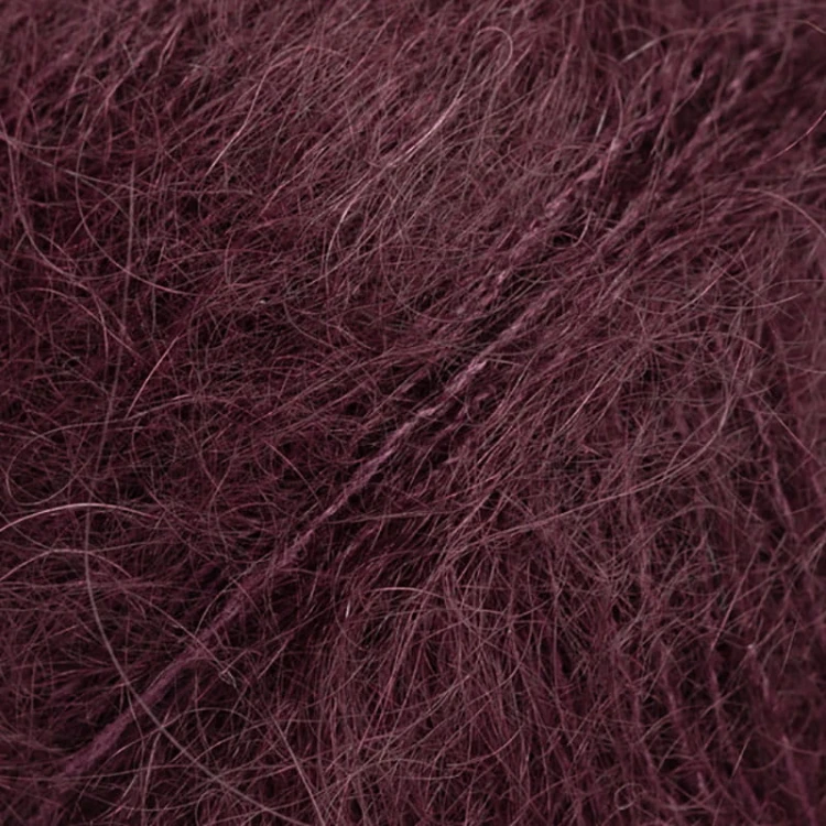 Włóczka Drops Kid-Silk 71 / ciemne winogrona / uni color