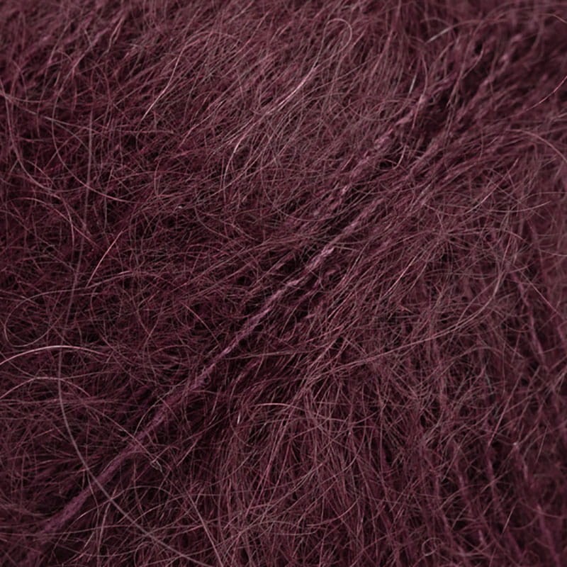 Włóczka Drops Kid-Silk 71 / ciemne winogrona / uni color
