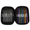 Zestaw szydełek 0.6 - 6.5 mm / etui ekoskóra / 22 szt