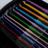 Zestaw szydełek 0.6 - 6.5 mm / etui ekoskóra / 22 szt