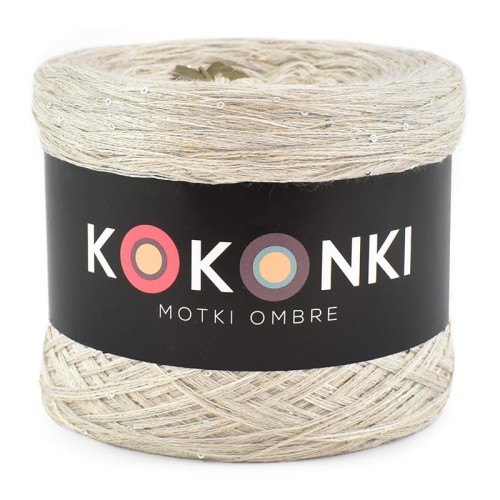 KOKONEK Classic GLOW 05 - Pudrowy beż + cekiny szampańskie