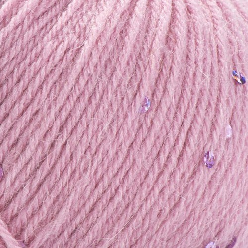 Włóczka z cekinami YarnArt Alpaca Gold Paillettes 9306 / jasny róż