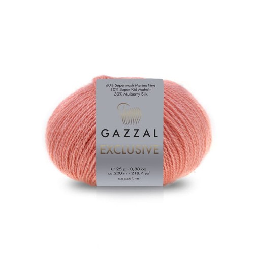 Włóczka Gazzal Exclusive 9905 / koral