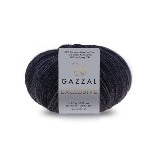 Włóczka Gazzal Exclusive 9906 / navy