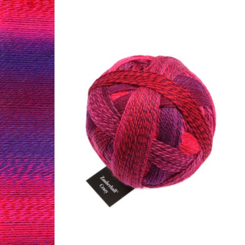 Włóczka skarpetkowa Schoppel Zauberball Crazy 2095 / Indian Red
