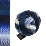 Włóczka skarpetkowa Schoppel Zauberball Crazy 2099 / Blue Break 