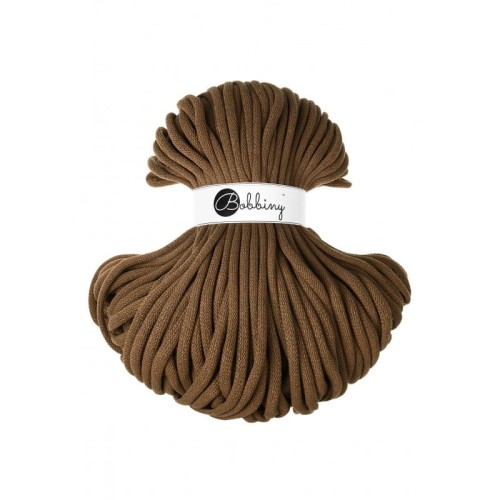 Sznurek pleciony bawełniany Bobbiny Jumbo / Nut Brown / 9mm / 100m