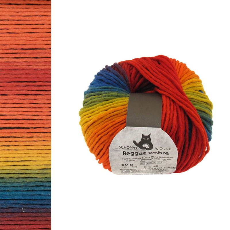 Włóczka Schoppel Reggae Ombre 1702 / Small Tortoiseshell