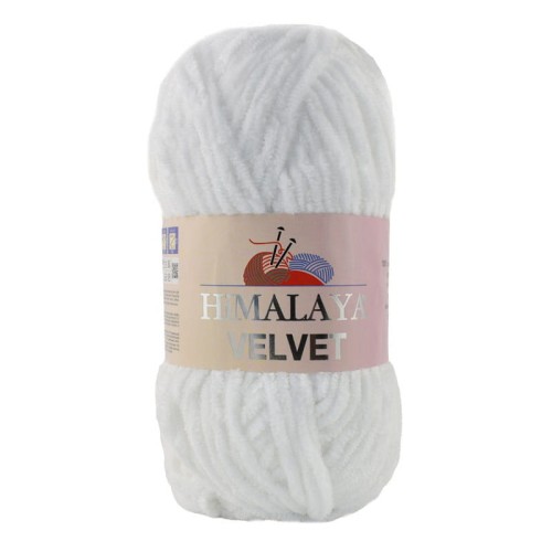 Włóczka Himalaya Velvet 90001 / biel