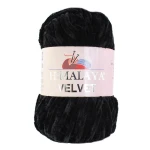 Włóczka Himalaya Velvet 90011 / czerń