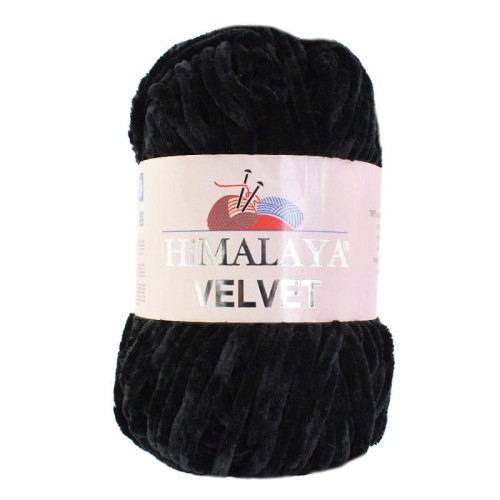 Włóczka Himalaya Velvet 90011 / czerń