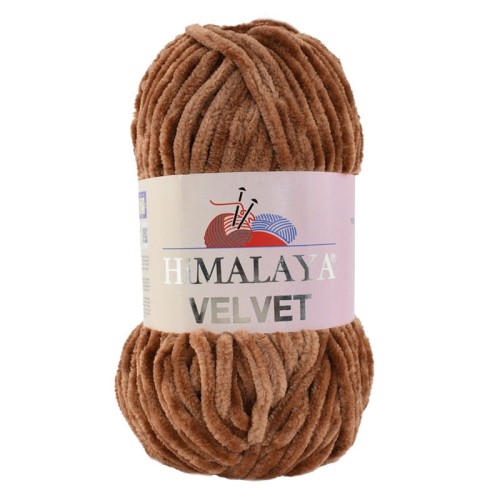 Włóczka Himalaya Velvet 90037 / jasny brąz