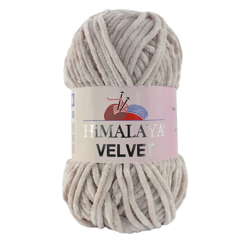 Włóczka Himalaya Velvet 90042 / szarobeżowy