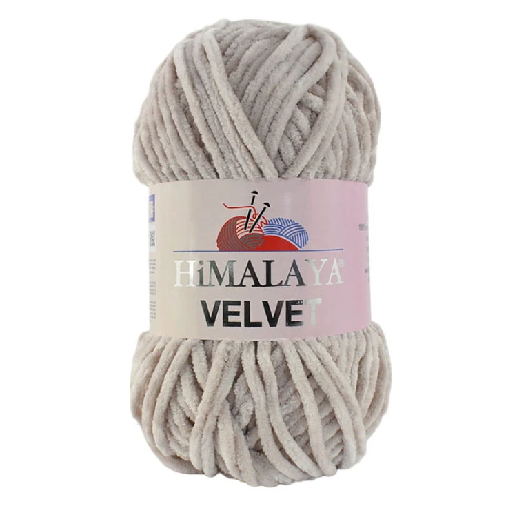 Włóczka Himalaya Velvet 90042 / szarobeżowy