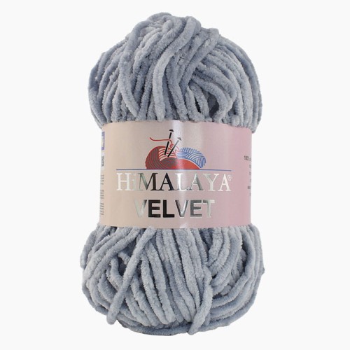 Włóczka Himalaya Velvet 90051 / stalowy
