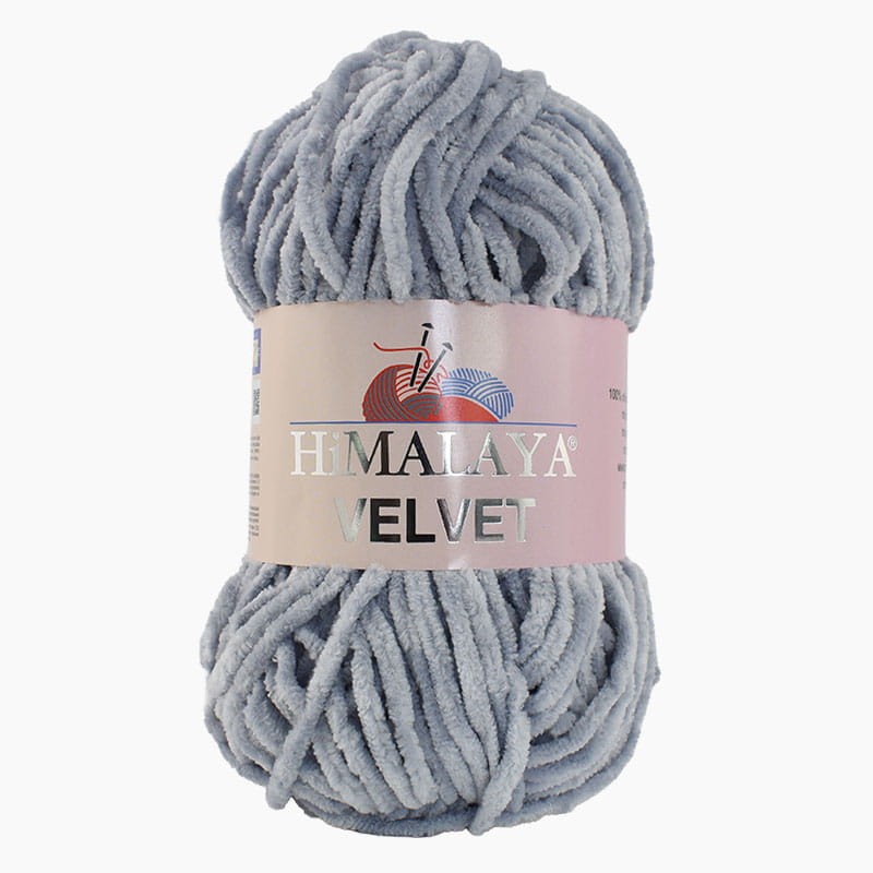 Włóczka Himalaya Velvet 90051 / stalowy