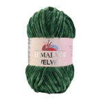 Włóczka Himalaya Velvet 90060 / ciemna zieleń